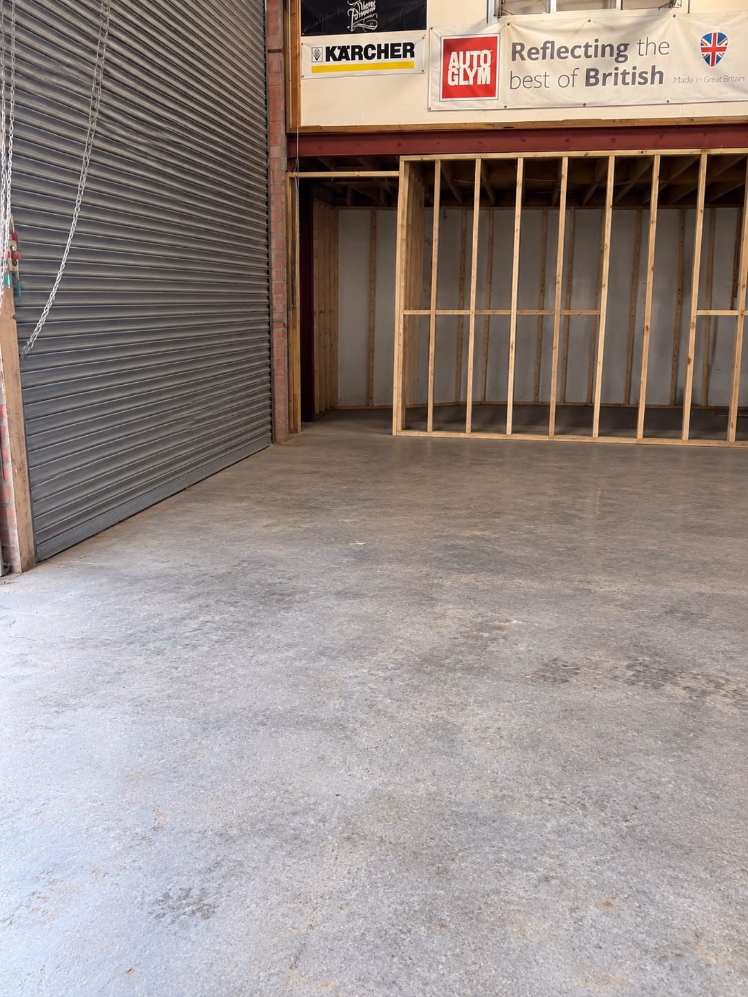 After: cardboard, packaging and mixed rubbish cleared from a commercial unit